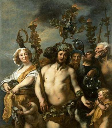 Jacob Jordaens Triumph of Bacchus Norge oil painting art